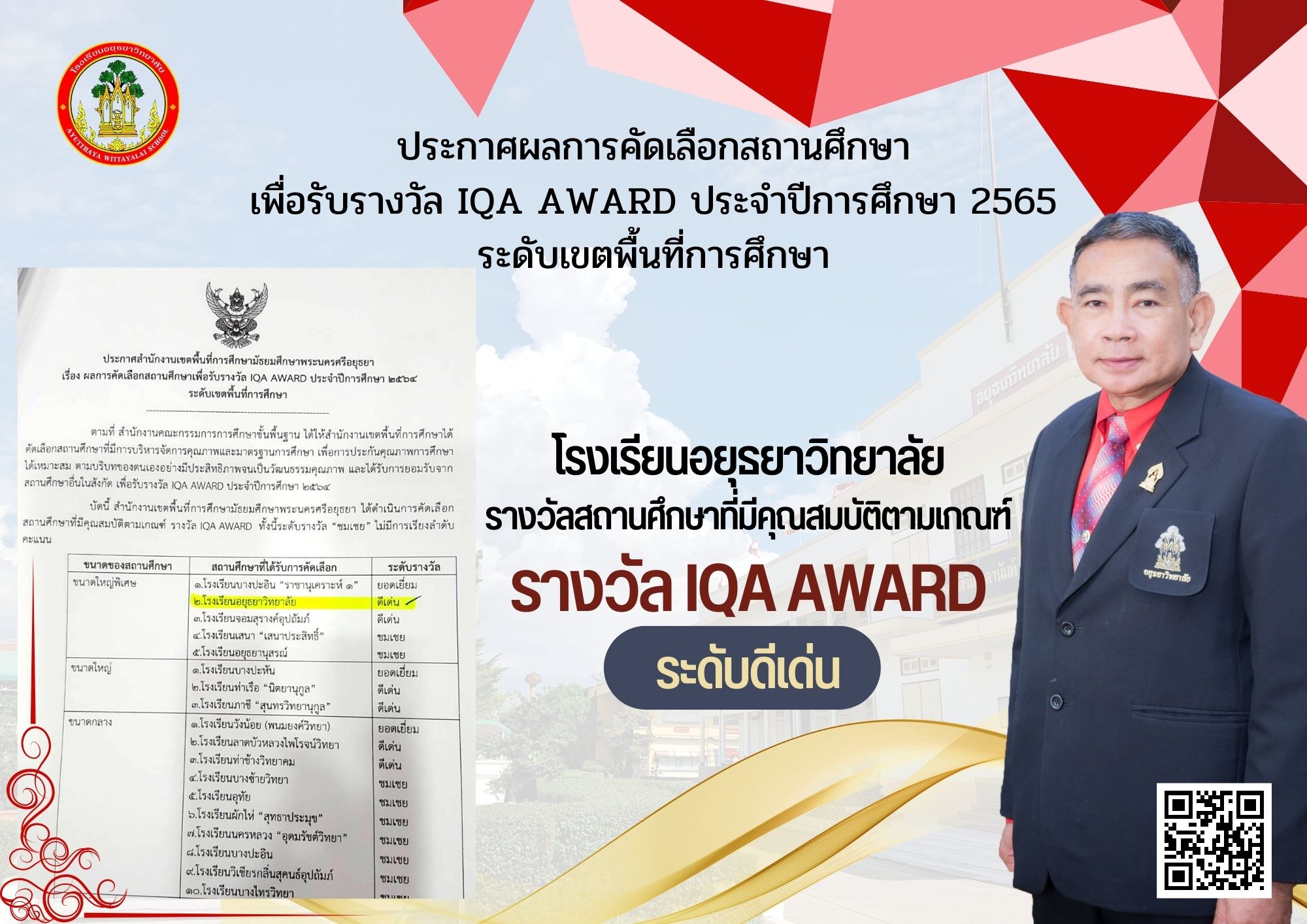 AYW IQA AWARD