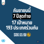 เป้าหมายการพัฒนาที่ยั่งยืน (Sustainable Development Goals : SDGs)